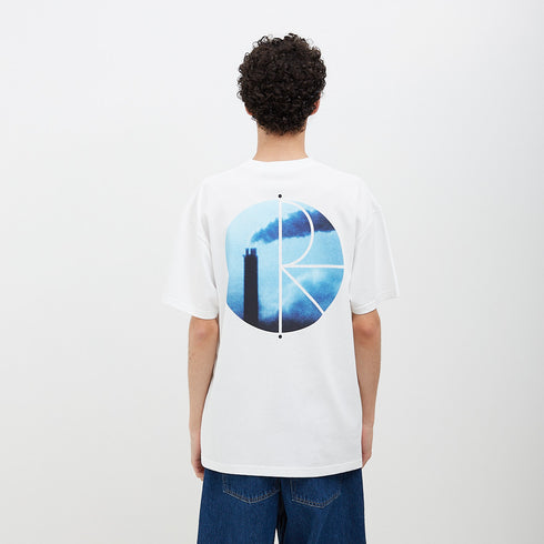 Polar Skate Co Skorsten Fill Logo Tee White POLTEE-SKORSTENFL Degli Uberti